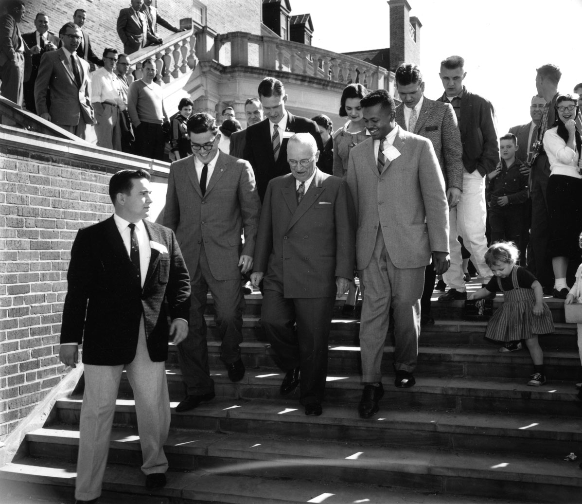 President Truman visiting OSU
