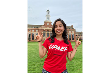 UPAEP student Paola at OSU UPAEP student Paola at OSU