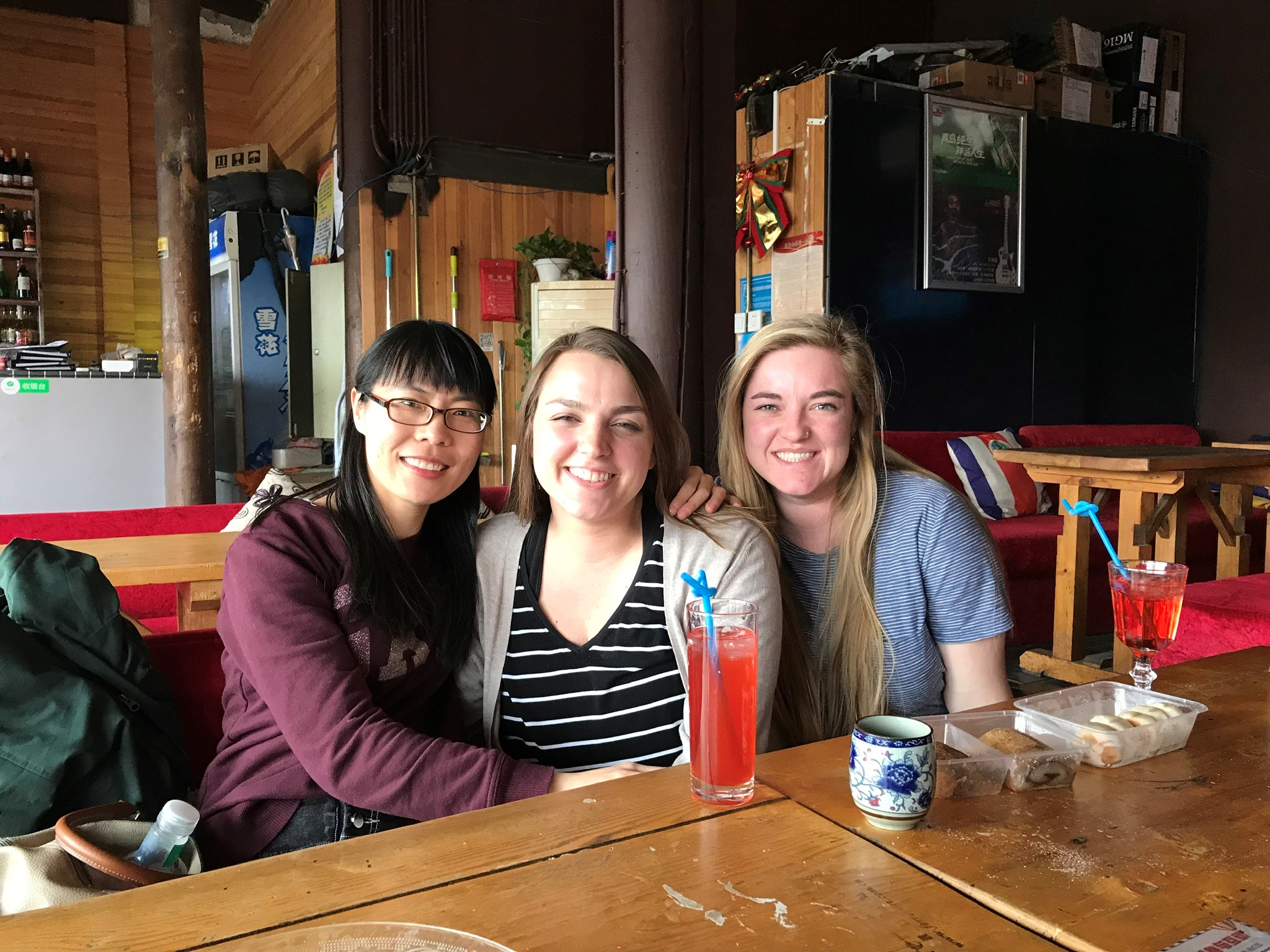 group sitting at table