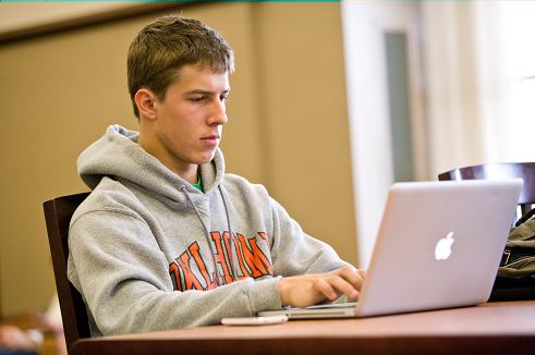 student at library student at library